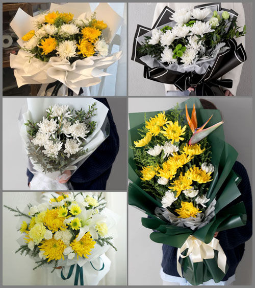 安徽淮南市寿县茶庵镇碾桥村白事花束代送